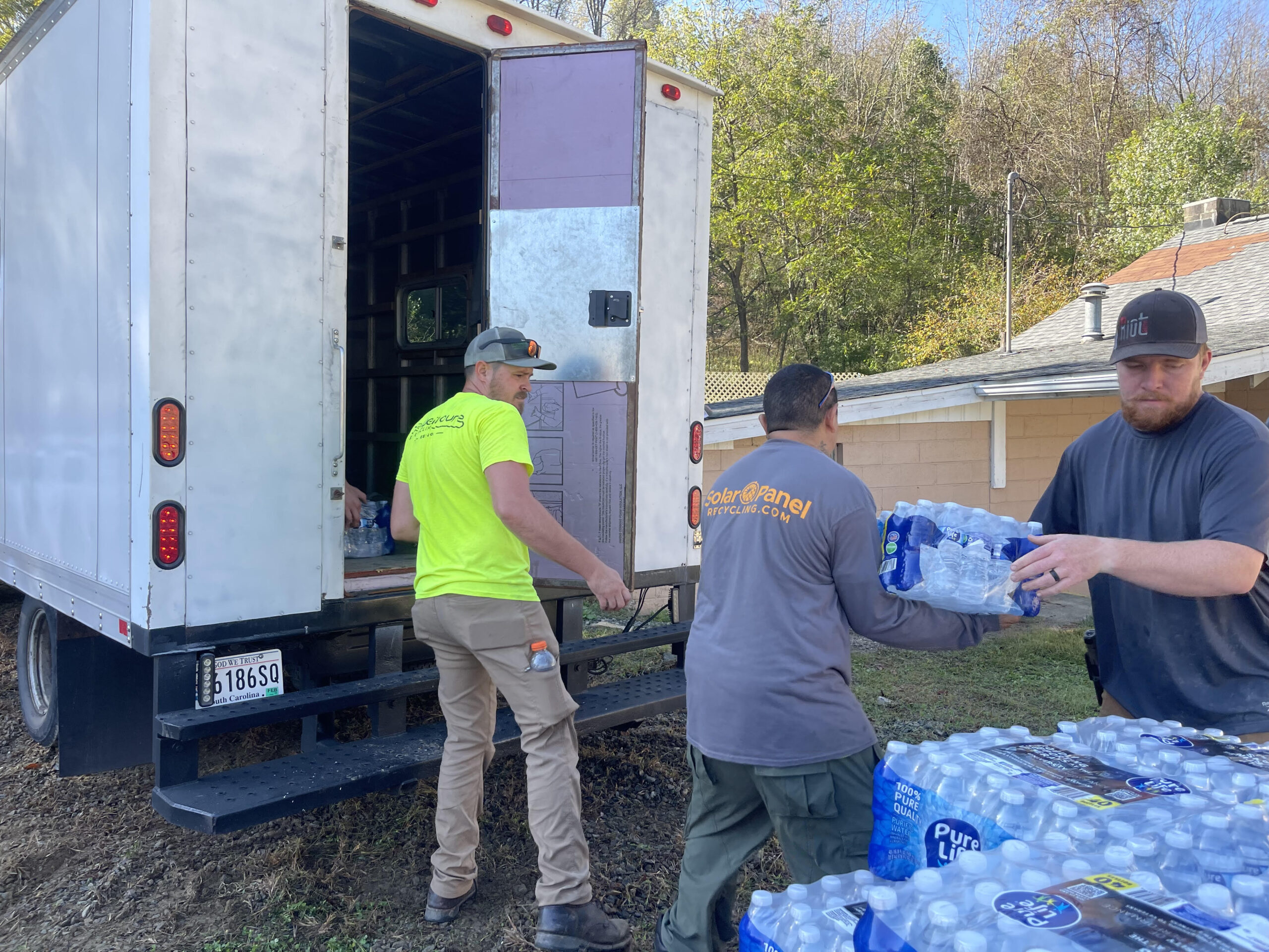 Solar panel recycling company assists in Helene relief efforts